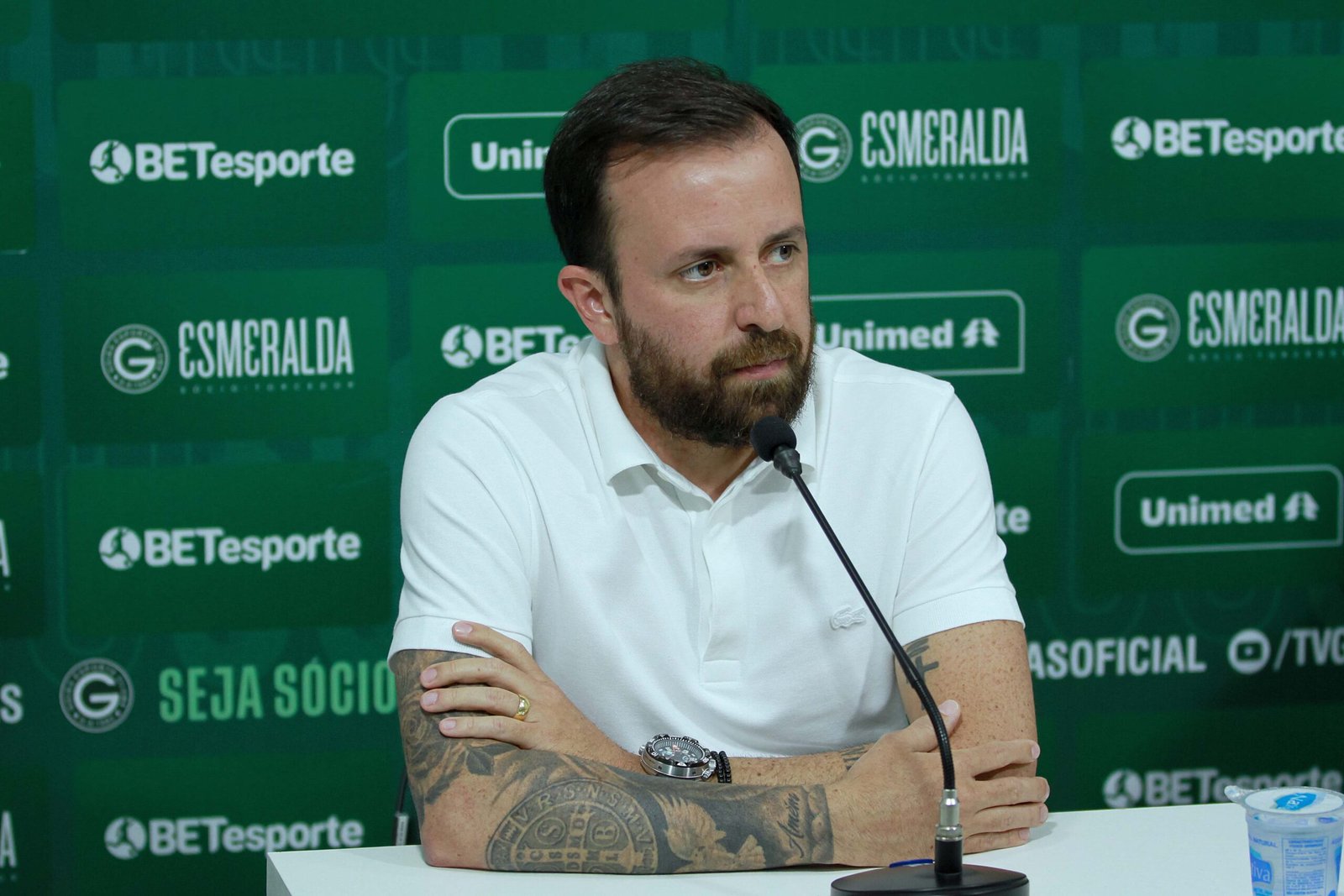 Lucas Andrino analisa atual momento do Goiás e se mostra otimista com sequência do time de Márcio Zanardi: "tenho muita confiança no trabalho"