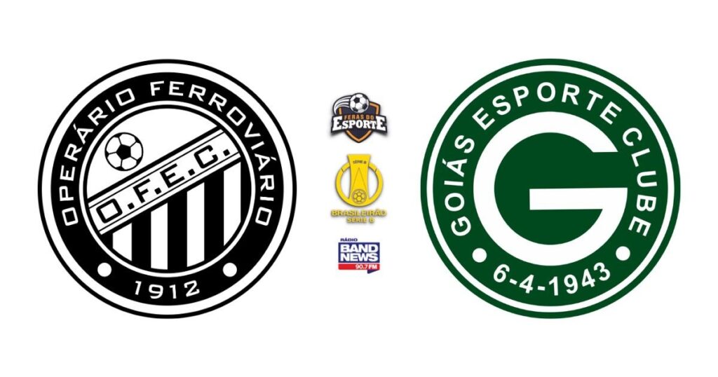 Operário x Goiás pela Série B: escalações, transmissão, desfalques, palpites, retrospecto e mais