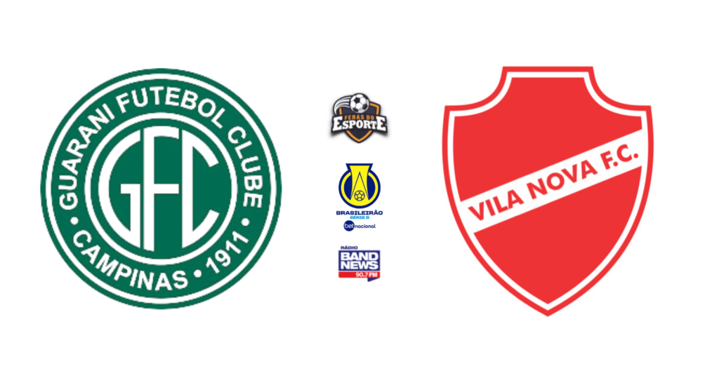 Guarani x Vila Nova: escalações, transmissão, desfalques, palpites, retrospecto e mais